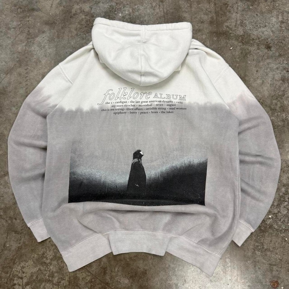 Y2K Rare Taylor Swift Lost In Memory Folklore Hoodie Fits L